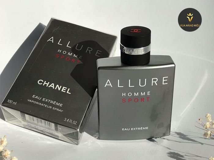 Thiết kế nước hoa Allure Homme Sport Eau Extreme nam t&iacute;nh, s&aacute;ng tạo